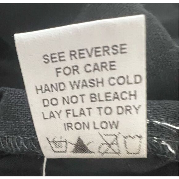 Women Black 3/4-Sleeve Romper Plus Size 2X Linen Blend Button Up Elastic-Waist - Picture 10 of 12